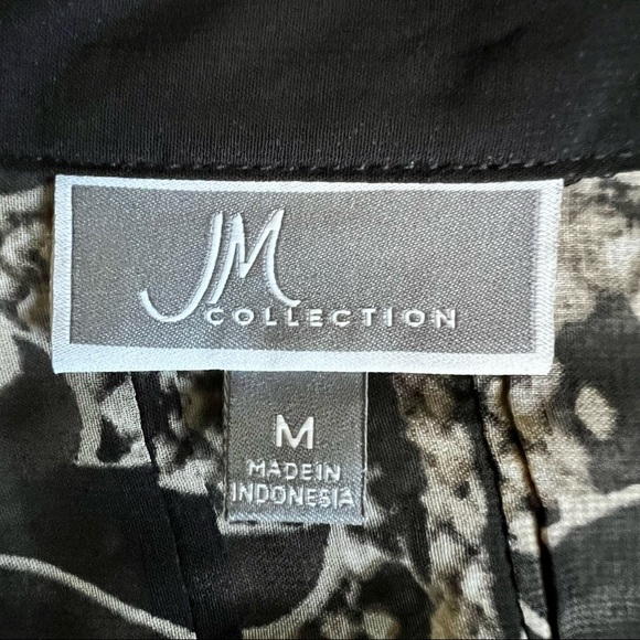 JM collection Luxe Baroque sheer top - Picture 3 of 7